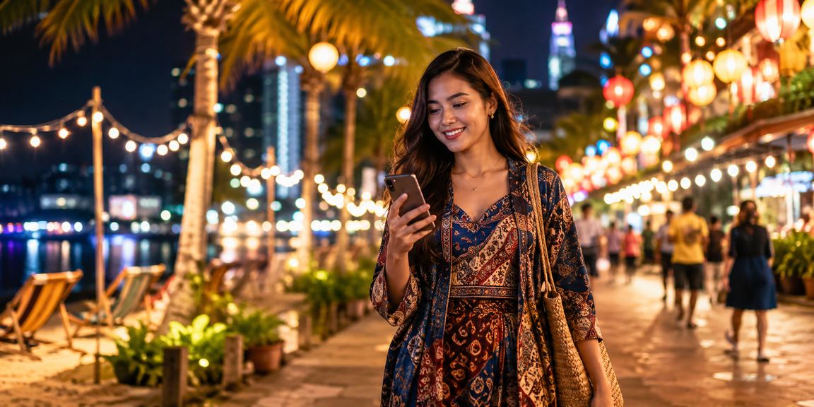 Pengguna r410 di Johor Bahru menggunakan aplikasi mudah alih Android